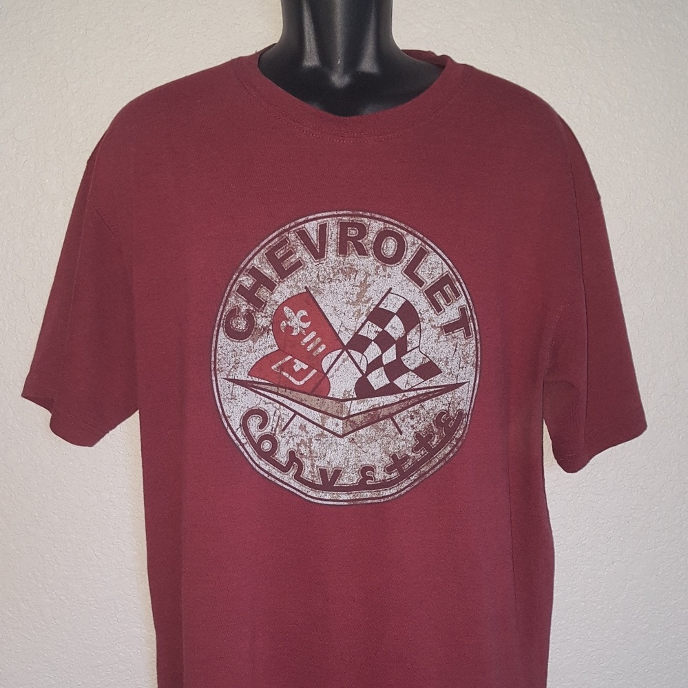 Men's Chevrolet red t-shirt